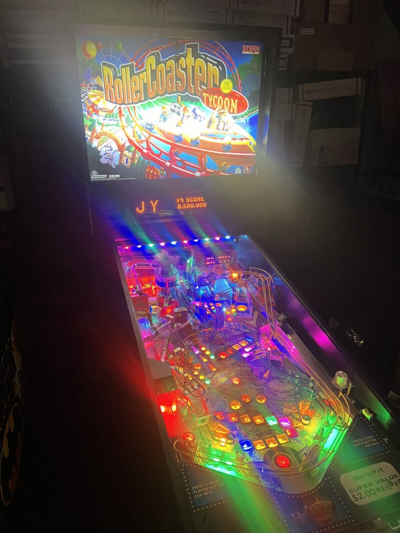 ROLLERCOASTER TYCOON Non-Ghosting Super Bright LED Lighting Kit: ROLLERCOASTER TYCOON Non-Ghosting Super Bright LED Lighting Kit Transform your RollerCoaster Tycoon pinball machine with this complete LED lighting kit designed for vibrant illumination and reduced en