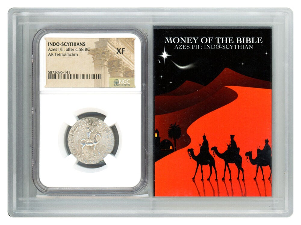 Ancient Persian: Azes I/II (post-c.58 BC) AR Tetradrachm NGC XF: Ancient Persian: Azes I/II (post-c.58 BC) AR Tetradrachm NGC XF Certification: Uncertified Certification Number: 5873686141 Category: Other Series: Other Pre-Owned The MYNT Guarantee: All items in thi