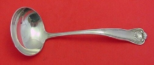 Frank Smith Newport Shell Sterling Silver Gravy Ladle 7 1/4 inches: Frank Smith Newport Shell Sterling Silver Gravy Ladle 7 1/4 inches This exquisite gravy ladle is crafted from high-quality sterling silver, featuring the elegant Newport Shell pattern by renowned make