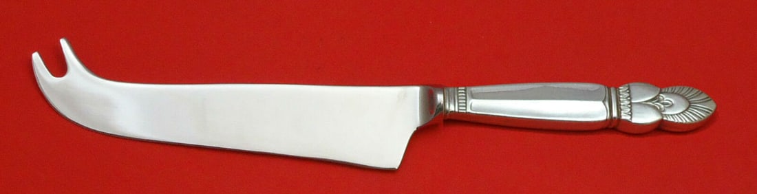 Frank Whiting Princess Ingrid Sterling Silver Cheese Knife 8.25in: Frank Whiting Princess Ingrid Sterling Silver Cheese Knife 8.25in Introducing the exquisite Princess Ingrid Cheese Knife by Frank Whiting, a stunning addition to your serveware collection. Crafted fro