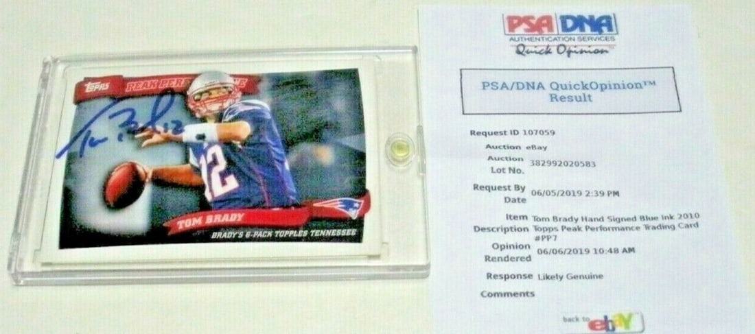 TOM BRADY NEW ENGLAND PATRIOTS SIGNED CARD: TOM BRADY NEW ENGLAND PATRIOTS SIGNED CARD This is a signed trading card featuring Tom Brady, the legendary quarterback known for his time with the New England Patriots and the Tampa Bay Buccaneers. T