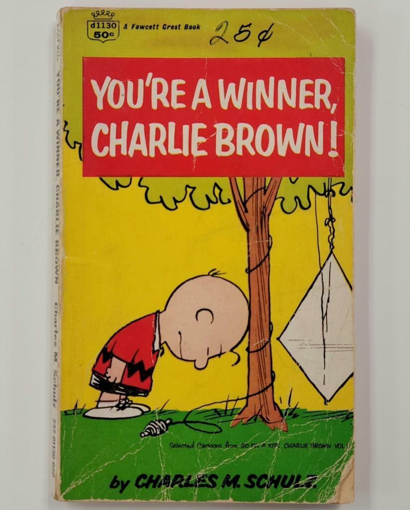 Peter Robbins signed You're a Winner Charlie Brown Book: Peter Robbins signed You're a Winner Charlie Brown Book This original vintage comic book titled 'You're a Winner, Charlie Brown!' features beloved characters from the Peanuts comic strip. Authenticall