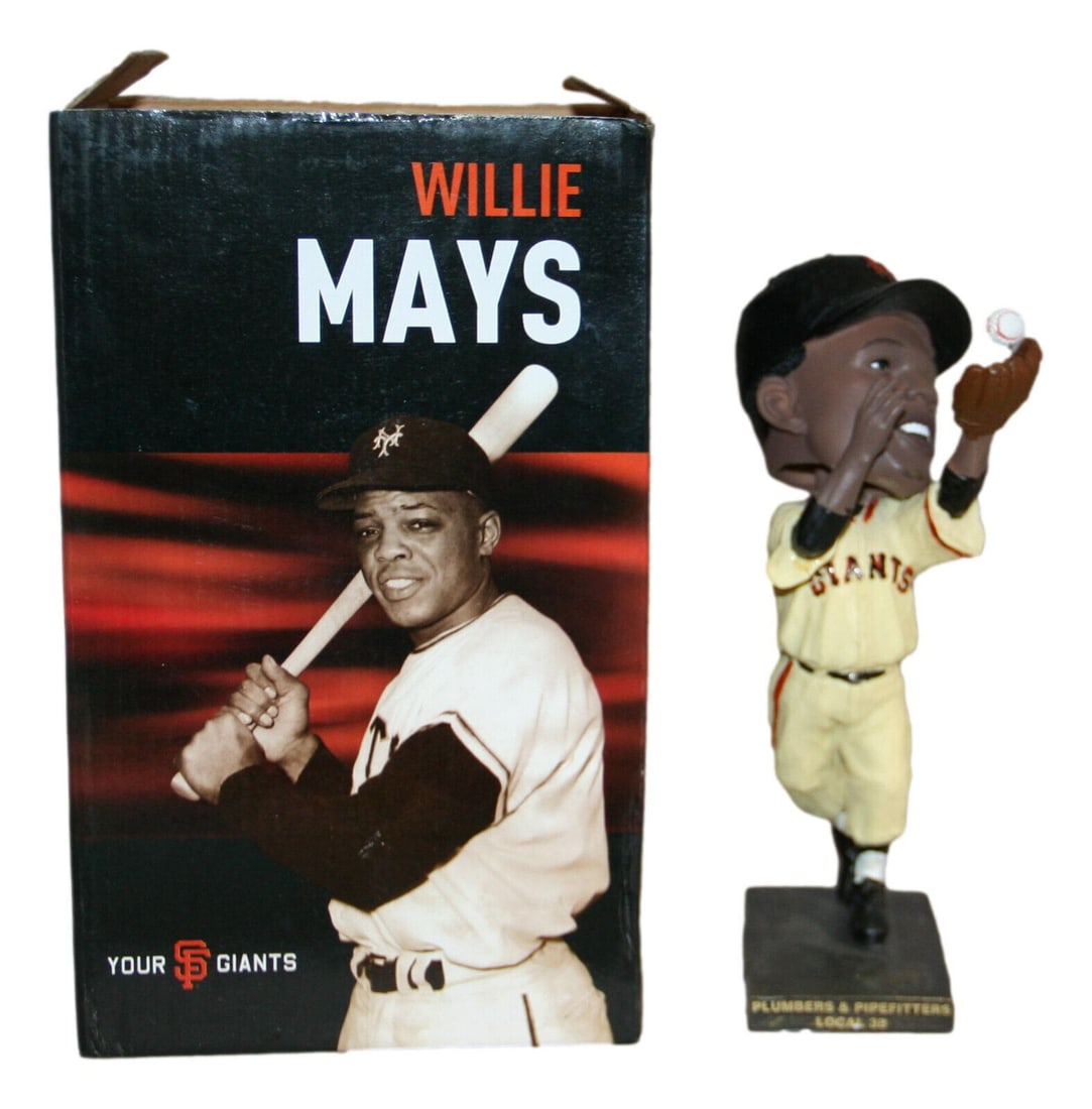 Willie Mays San Francisco Giants Bobblehead 2010 Limited Edition: Willie Mays San Francisco Giants Bobblehead 2010 Limited Edition Officially Licensed: Yes. League: Major League (MLB). Sport: Baseball. Player: Willie Mays. Pre & Post Season: Regular Season. Product: