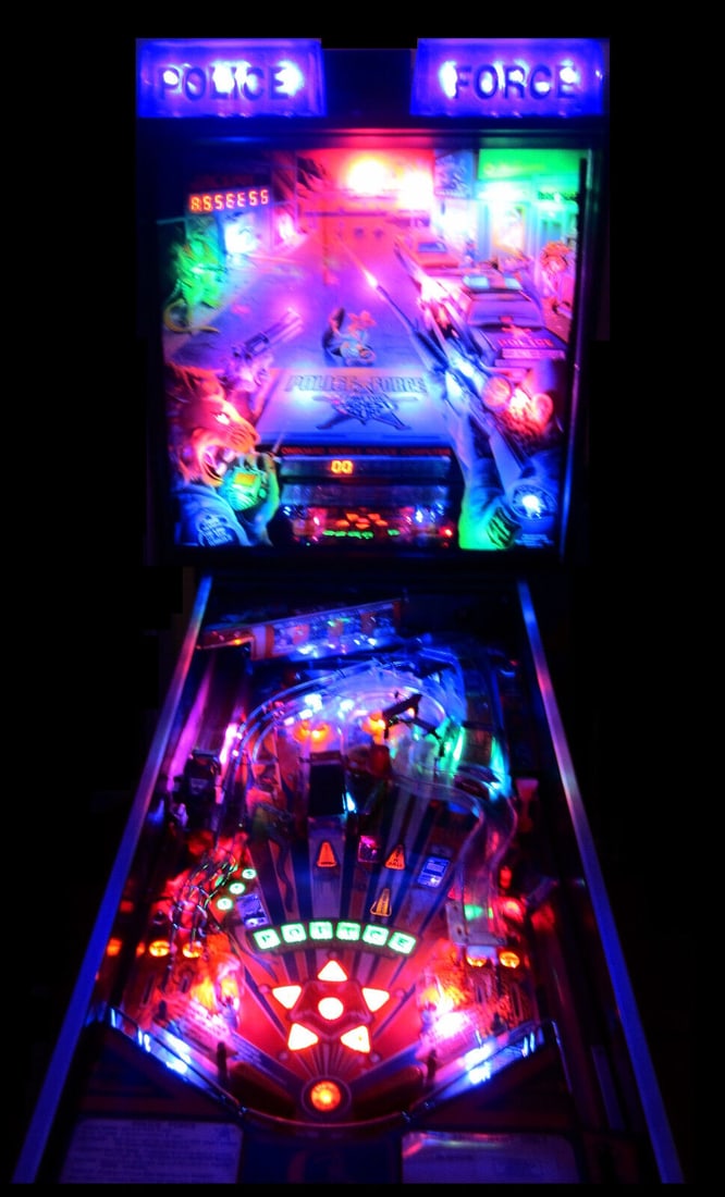 Police Force Pinball Complete Custom Led Kit Auction