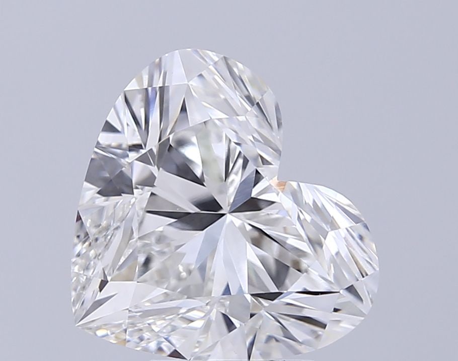 Loose Diamond - HEART 5.04ct F VVS2: Loose Diamond - HEART 5.04ct F VVS2 Source: This is a real non-mined Diamond that has been grown in a lab Shape: HEART Carats: 5.04 Color: F Clarity: VVS2 Certification: IGI Video: