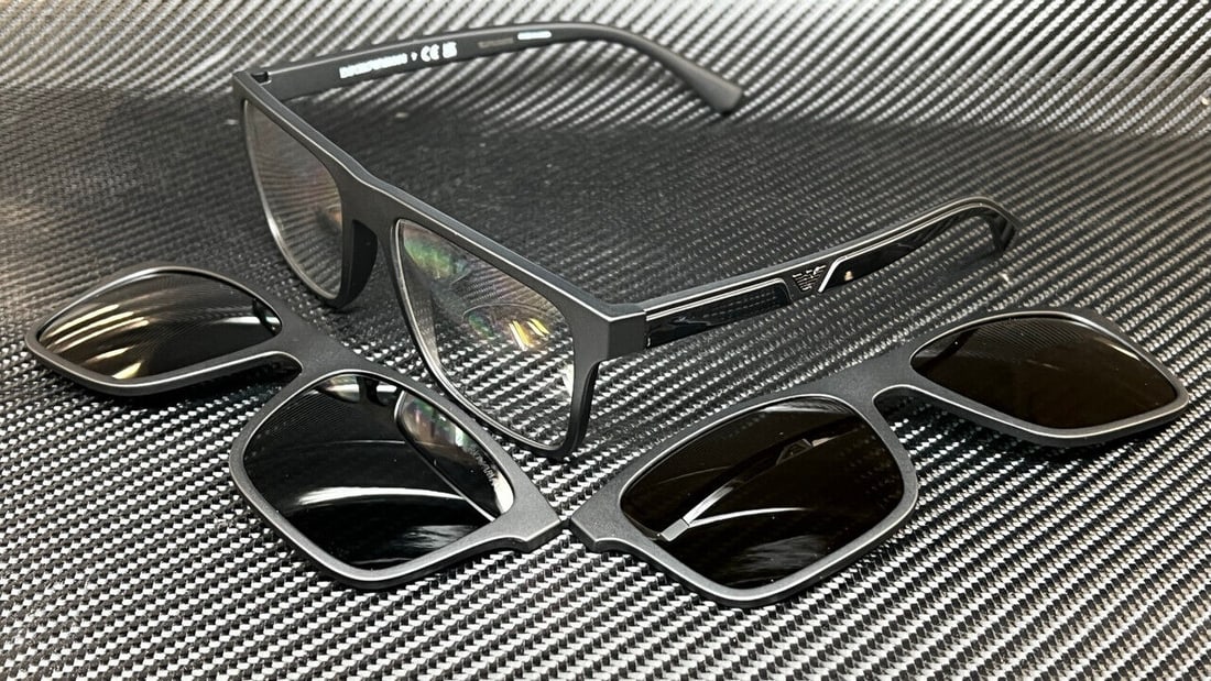Emporio Armani EA4115 Men's Black 54mm Sunglasses: Emporio Armani EA4115 Men's Black 54mm Sunglasses Elevate your style with these Emporio Armani EA4115 sunglasses, featuring a sleek black frame that exudes sophistication. Designed for men, these sung
