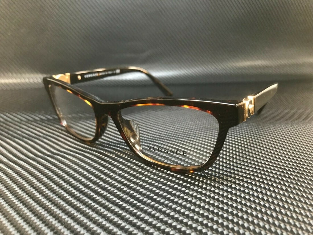 Havana Cat Eye Square Women's 54 mm Eyeglasses: Havana Cat Eye Square Women's 54 mm Eyeglasses Elevate your eyewear collection with these stunning Versace VE3272A 108 Havana Cat Eye Square eyeglasses. Featuring a chic cat eye style, these full rim