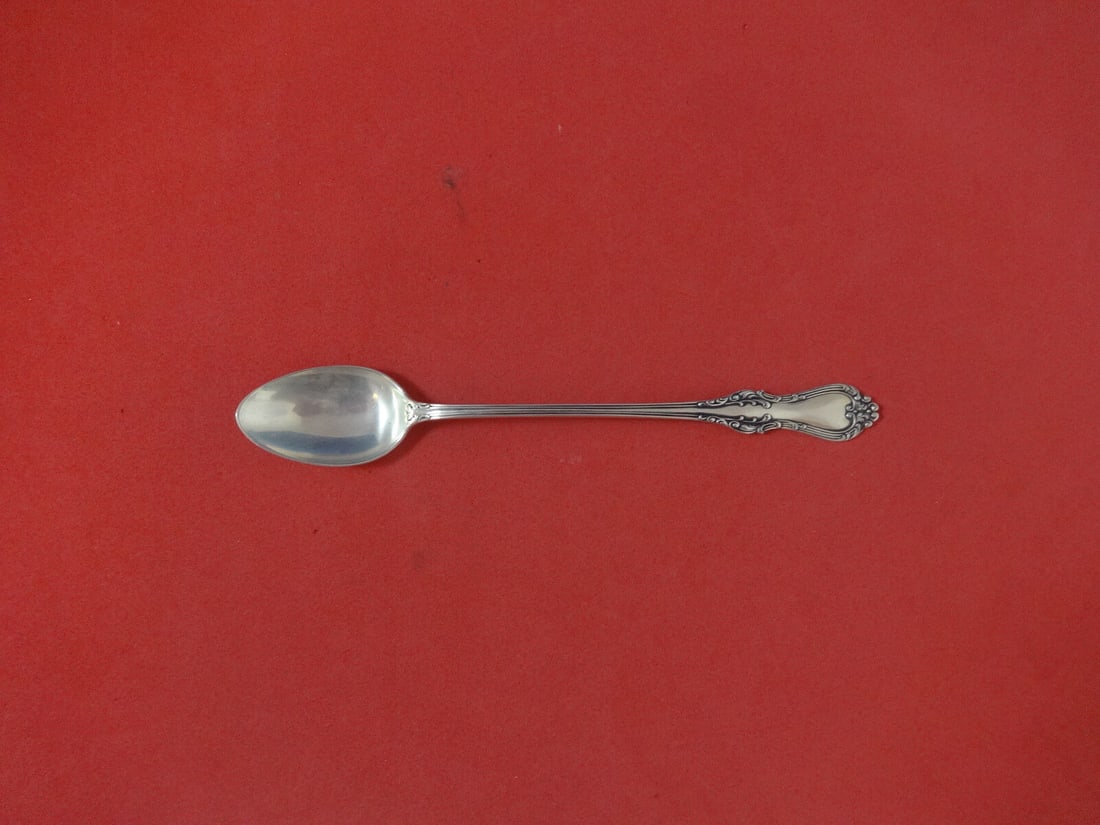 Countess Sterling Silver Iced Tea Spoon 7 1/4": Countess Sterling Silver Iced Tea Spoon 7 1/4" This vintage iced tea spoon from the Countess pattern by Frank Smith is a fine example of early 20th-century silverware. Crafted from high-quality sterli