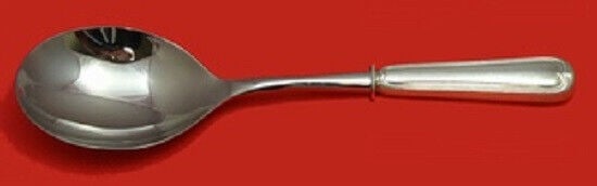 Fiddle Thread Sterling Silver Casserole Spoon Custom Made: Fiddle Thread Sterling Silver Casserole Spoon Custom Made This exquisite serving spoon is a custom-made piece from the renowned brand Frank Smith, showcasing the elegant Fiddle Thread pattern. Crafted