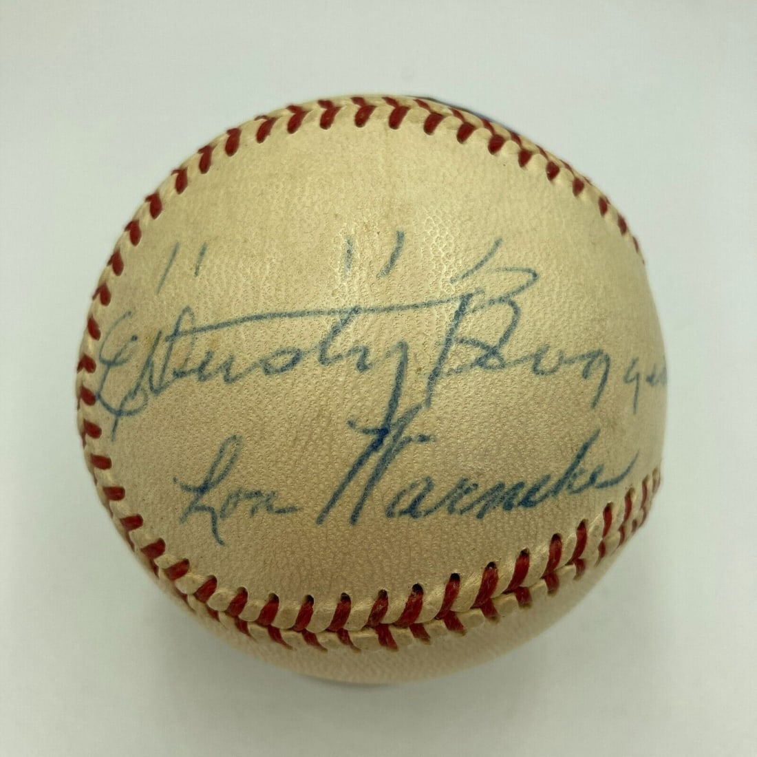 1952 All Star Game Signed Game Used Baseball: 1952 All Star Game Signed Game Used Baseball This historic item is a Rawlings Official National League Warren Giles baseball, used during the thrilling 1952 All Star Game where the National League tri