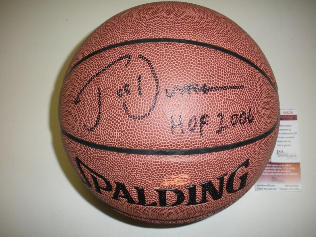 Joe Dumars Signed Basketball - HOF JSA/COA: Joe Dumars Signed Basketball - HOF JSA/COA This collectible Spalding basketball features the signature of Hall of Famer Joe Dumars, making it a must-have for any NBA fan. This original item is in pre-
