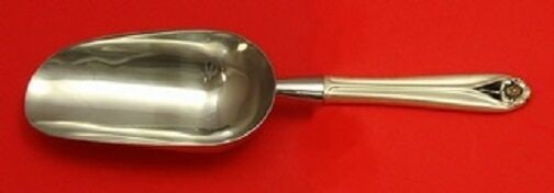 Golden Age Sterling Silver Ice Scoop 9 3/4" HHWS Custom: Golden Age Sterling Silver Ice Scoop 9 3/4" HHWS Custom This exquisite ice scoop features the Golden Age pattern by Frank Smith, showcasing a custom-made hollow handle crafted from sterling silver. Th