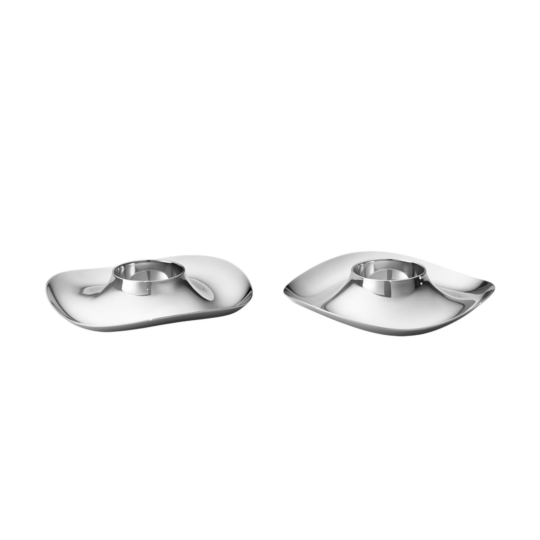 Cobra Stainless Steel Egg Cup Set 2pc Modern: Cobra Stainless Steel Egg Cup Set 2pc Modern Enhance your dining experience with this elegant set of egg cups from the Cobra collection by Georg Jensen, designed by Constantin Wortmann. Crafted from m