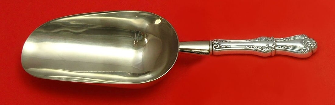 Countess Sterling Silver Ice Scoop Custom Made 9": Countess Sterling Silver Ice Scoop Custom Made 9" This exquisite ice scoop is a custom-made piece from the Countess pattern by Frank Smith, crafted from sterling silver. Measuring approximately 9 inch