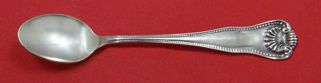 Newport Shell Sterling Silver Infant Feeding Spoon 5 1/2" Custom: Newport Shell Sterling Silver Infant Feeding Spoon 5 1/2" Custom This exquisite infant feeding spoon features the Newport Shell pattern by Frank Smith, crafted from high-quality sterling silver. Measu