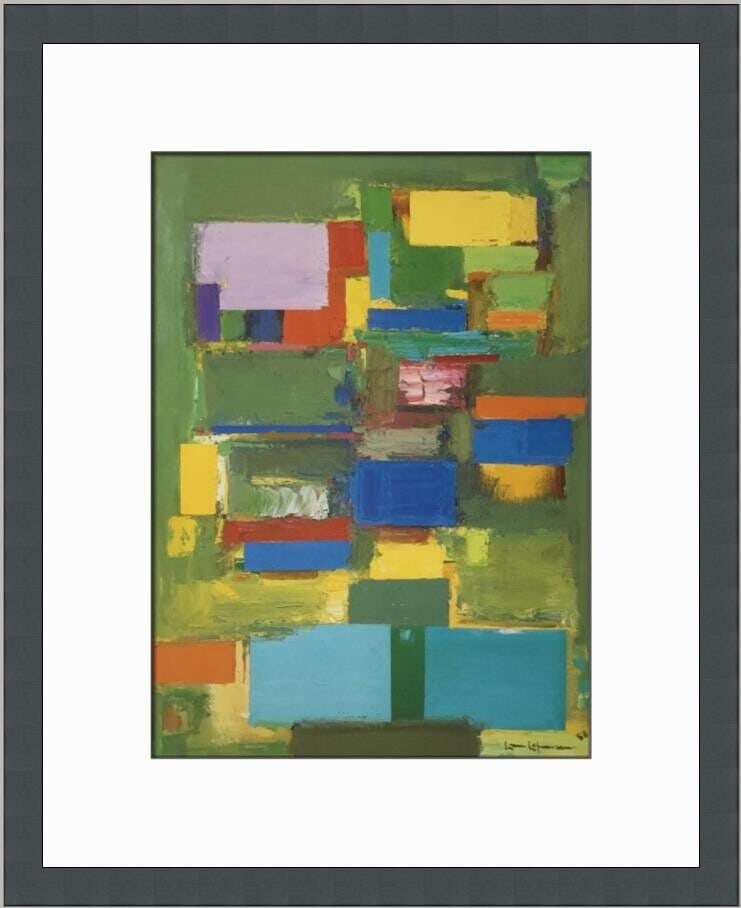 Morning Mist Custom Framed Print by Hans Hoffman: Morning Mist Custom Framed Print by Hans Hoffman This stunning custom framed print titled 'Morning Mist' by renowned artist Hans Hoffman combines elements of Impressionism and Modernism. Measuring 16