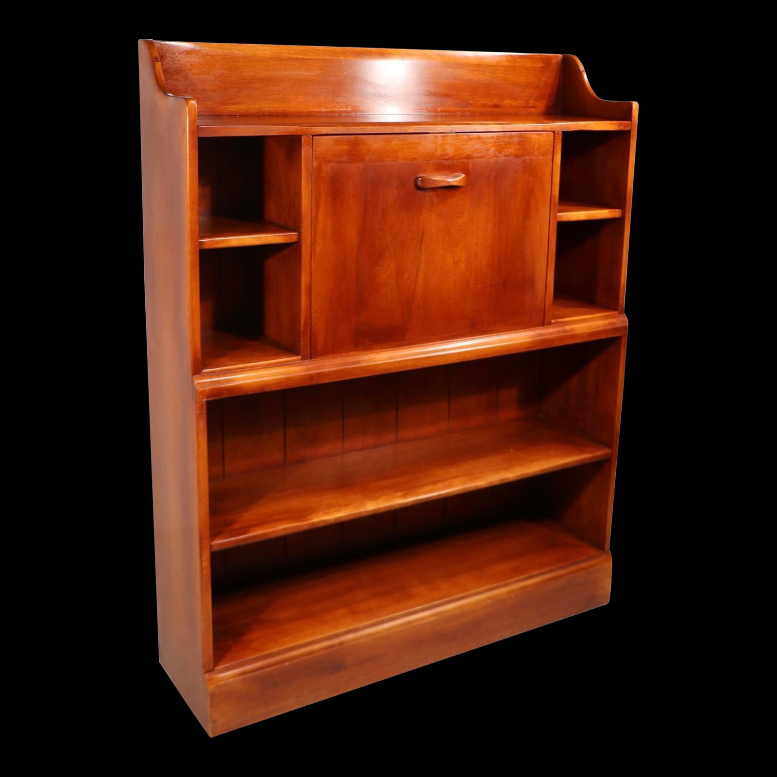 Cushman Colonial Combination Bookshelf Drop Front Desk C 1950's Auction