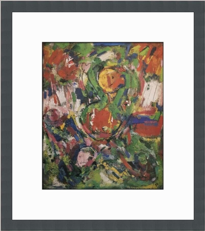 Hans Hoffman Le Gilotin Framed Print: Hans Hoffman Le Gilotin Framed Print This stunning custom framed print features the work of acclaimed artist Hans Hoffman, showcasing a vibrant abstract painting filled with a dynamic mix of colors in