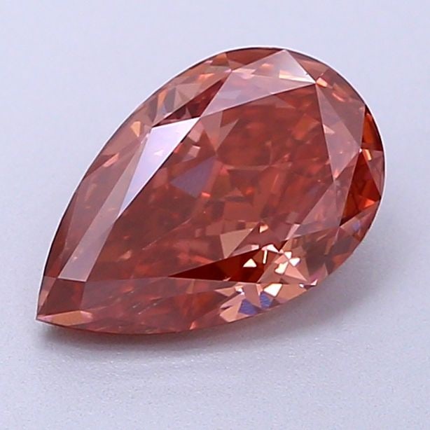 Loose Diamond - PEAR 1.57ct Fancy Vivid Brownish Pink VS2: Loose Diamond - PEAR 1.57ct Fancy Vivid Brownish Pink VS2 Source: This is a real non-mined Diamond that has been grown in a lab Shape: PEAR Carats: 1.57 Color: Fancy Vivid Brownish Pink Certification: