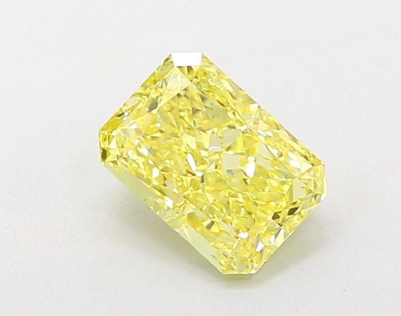 Loose Diamond Radiant 1.6ct Fancy Intense Yellow Vs1