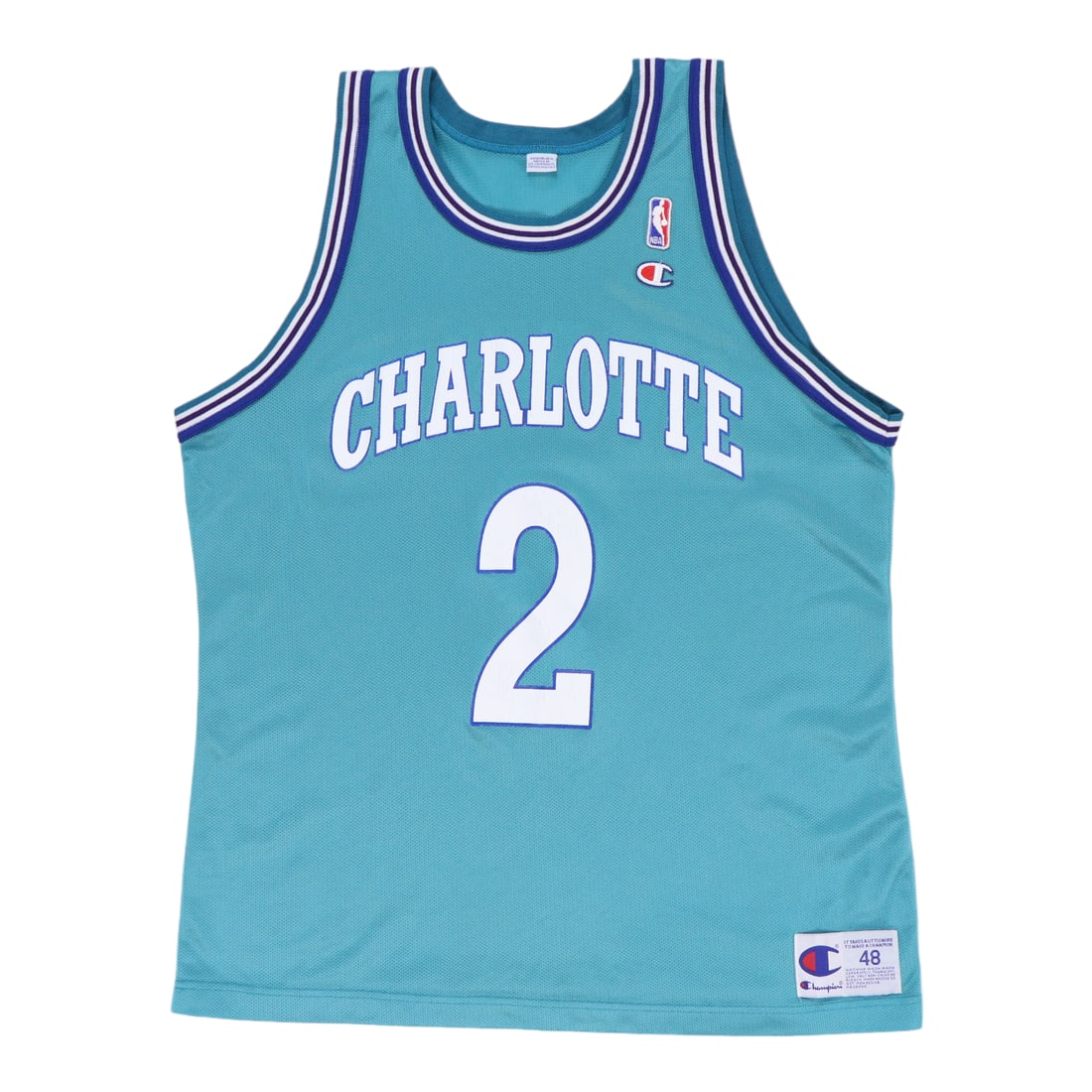 1990s Larry Johnson Charlotte Hornets Vintage NBA Jersey Size 48: 1990s Larry Johnson Charlotte Hornets Vintage NBA Jersey Size 48 Original 1990s Larry Johnson Charlotte Hornets NBA Jersey. This is a true vintage shirt, not a modern reproduction. Sizes vary so pleas