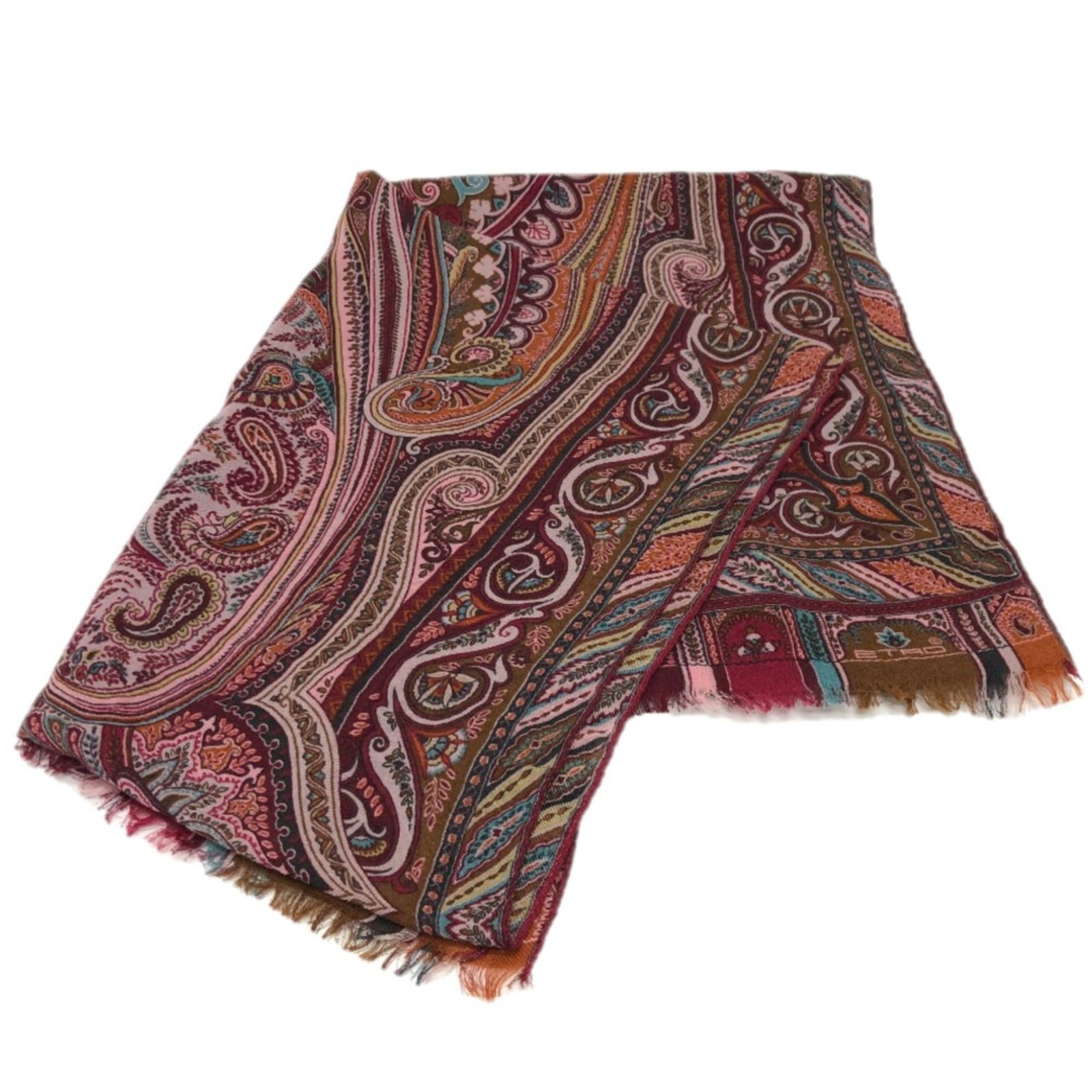 Etro Multicolore Shawl 64.2 x 25.2 Inch Women's Accessory: Etro Multicolore Shawl 64.2 x 25.2 Inch Women's Accessory This exquisite Etro shawl features a vibrant multicolore design, crafted from high-quality cloth. Designed for women, it measures approximatel