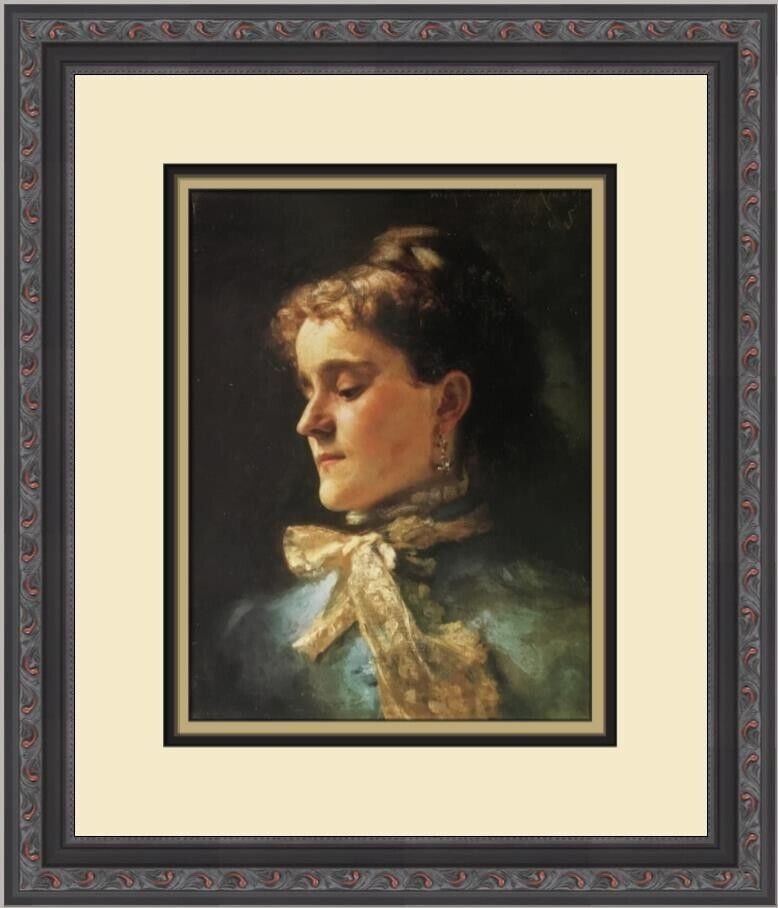 John Singer Sargent Emily Sargent Custom Framed Print 15 x 13: John Singer Sargent Emily Sargent Custom Framed Print 15 x 13 This exquisite custom framed print features the artwork "Emily Sargent" by renowned artist John Singer Sargent. Measuring a total of 15 in