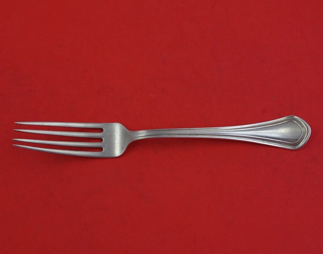Frank Smith Mayflower Sterling Silver Fork 6 7/8 Inch Heirloom: Frank Smith Mayflower Sterling Silver Fork 6 7/8 Inch Heirloom This exquisite Mayflower regular fork, crafted by Frank Smith, showcases the elegance of sterling silver (.925) with a timeless design. M