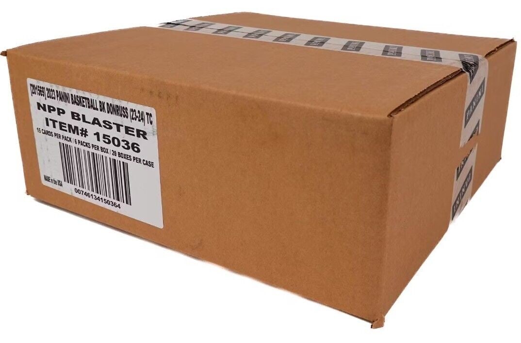 2023-24 Panini Donruss Blaster Basketball Sealed Case 20 Boxes NBA: 2023-24 Panini Donruss Blaster Basketball Sealed Case 20 Boxes NBA Experience the thrill of basketball collecting with the 2023-24 Panini Donruss Blaster Basketball Factory Sealed Case. This case cont