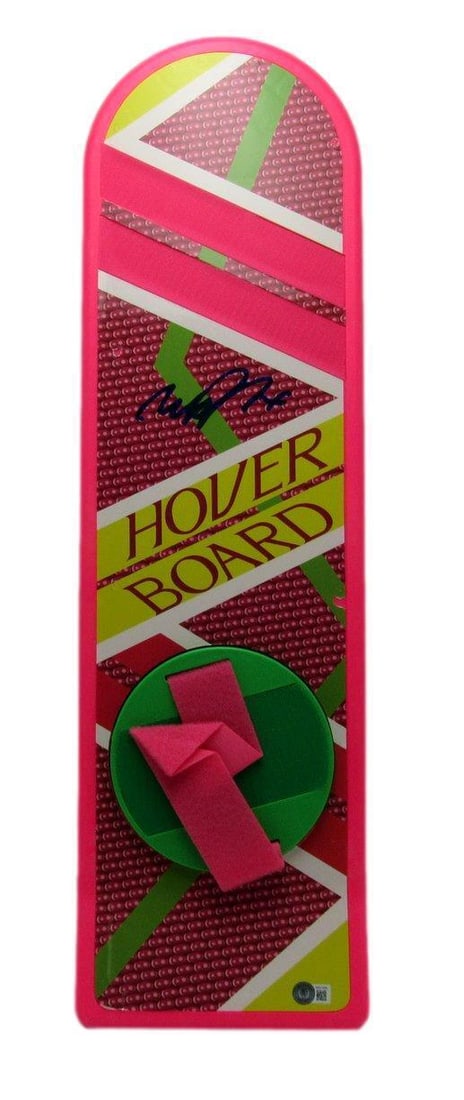 Michael J Fox Signed Back to the Future Hoverboard Beckett Authenticated: Michael J Fox Signed Back to the Future Hoverboard Beckett Authenticated This is an original autographed hoverboard from the iconic film "Back to the Future," signed by the legendary actor Michael J. 
