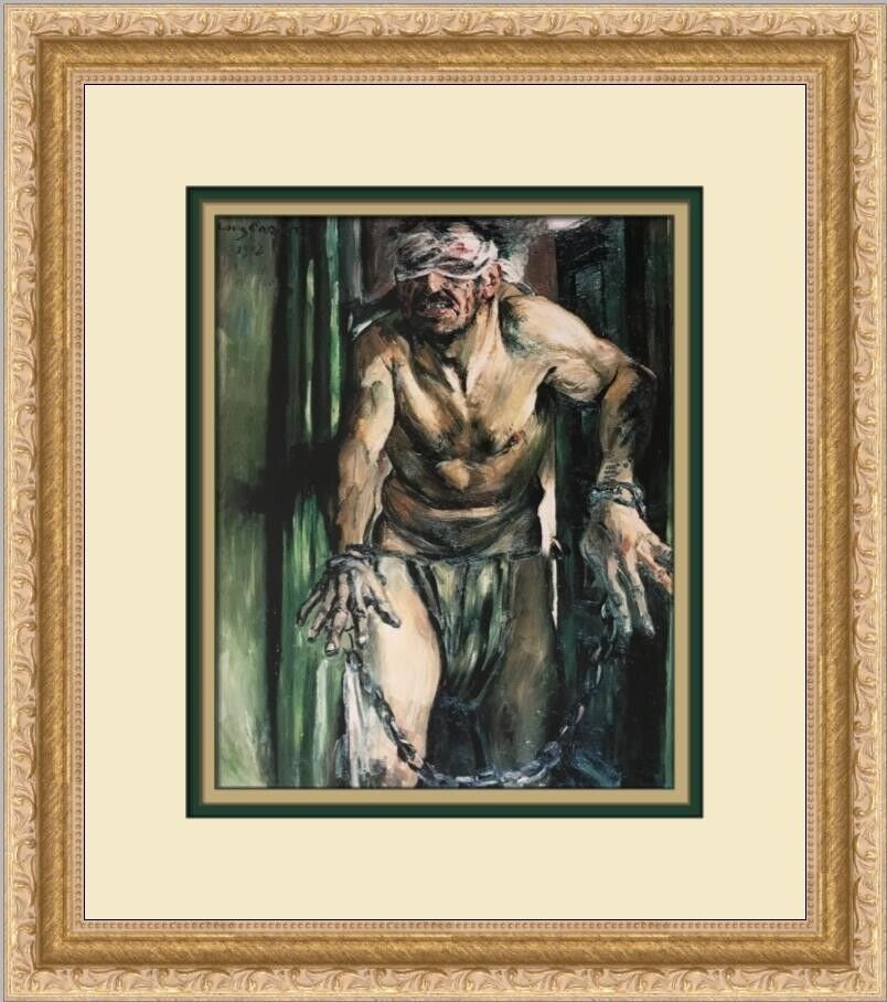 Lovis Corinth The Blinded Samson Custom Framed Art Print 13 x 13: Lovis Corinth The Blinded Samson Custom Framed Art Print 13 x 13 This stunning custom framed print features Lovis Corinth's artwork titled "The Blinded Samson," an exquisite representation of Impressi