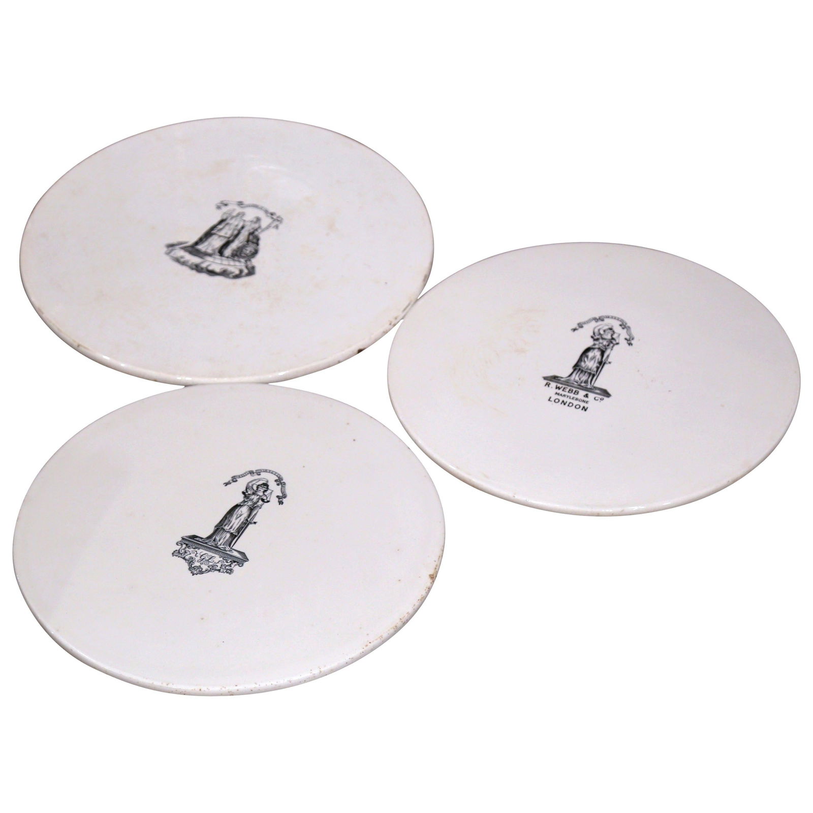 19th Century English Trivets Set R. Webb & Co Black White 15.5 in: 19th Century English Trivets Set R. Webb & Co Black White 15.5 in This exquisite set of three late 19th-century English trivets, crafted circa 1870, showcases the artistry of R. Webb & Co. Each trivet