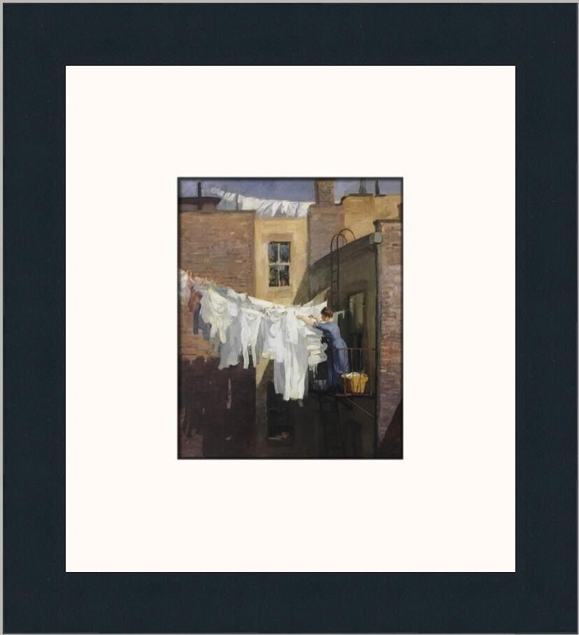 Edward Hopper A Woman's Work 1981 Custom Framed Print 11 x 10: Edward Hopper A Woman's Work 1981 Custom Framed Print 11 x 10 This custom-framed print features Edward Hopper's renowned work titled "A Woman's Work," showcasing a beautiful impressionist style. Produ