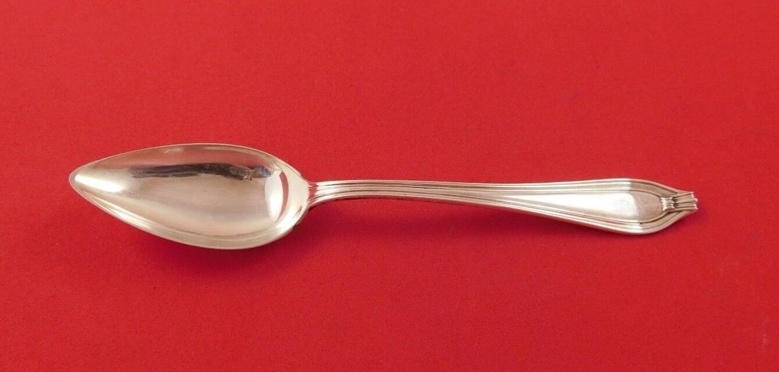 Frank Smith Martha Randolph Sterling Silver Coffee Spoon 5 3/4 inches: Frank Smith Martha Randolph Sterling Silver Coffee Spoon 5 3/4 inches This exquisite Martha Randolph coffee spoon by Frank Smith is crafted from high-quality sterling silver, showcasing a beautiful de