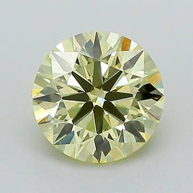 Ideal Loose Diamond - ROUND 1.0ct Fancy Yellow VVS2 (1 of 1)
