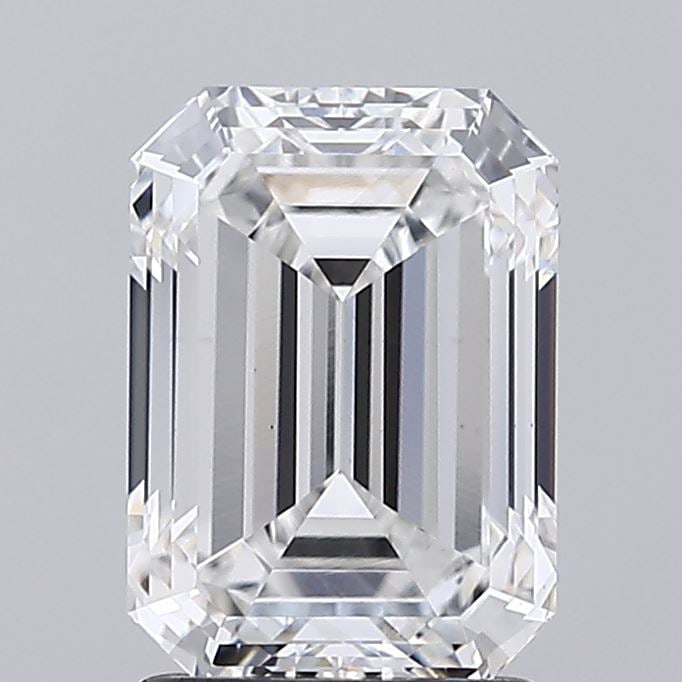 IGI Certified 2.13ct Lab-Grown Emerald Cut Diamond F VS1: IGI Certified 2.13ct Lab-Grown Emerald Cut Diamond F VS1 This stunning loose diamond features an elegant emerald cut, weighing 2.13 carats. It is a lab-grown diamond, providing an ethical and sustaina
