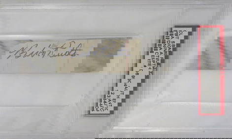 Babe Ruth Signed Cut PSA/DNA Encapsulated New York Yankees (1 of 1)