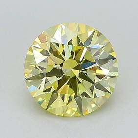 Ideal Loose Diamond - ROUND 1.0ct Fancy Yellow VVS2 (1 of 1)