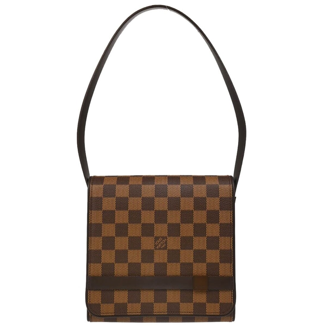 Louis Vuitton Damier Tribeca Mini Handbag N51162 Brown Canvas: Louis Vuitton Damier Tribeca Mini Handbag N51162 Brown Canvas This Louis Vuitton Damier Tribeca Mini Handbag is a stylish accessory perfect for casual occasions. Crafted from durable Damier canvas lea