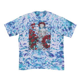 Vintage 1990s Grateful Dead Bertha Tie Dye Shirt 100% Cotton Blue (1 of 6)