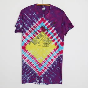 1988 Grateful Dead Vintage Tie Dye Concert Shirt Purple Cotton (1 of 5)