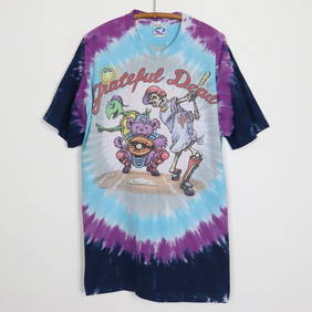 1994 Grateful Dead Liquid Blue Tie Dye Vintage Shirt (1 of 6)