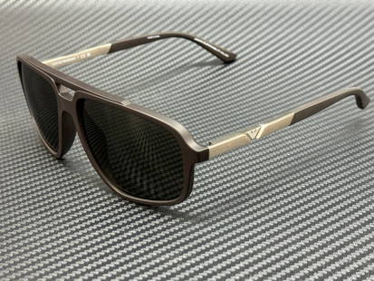 Emporio Armani EA4236U Dark Brown 59mm Men's Sunglasses: Emporio Armani EA4236U Dark Brown 59mm Men's Sunglasses Elevate your style with these Emporio Armani EA4236U sunglasses, featuring a sleek dark brown frame that perfectly complements any outfit. Desig