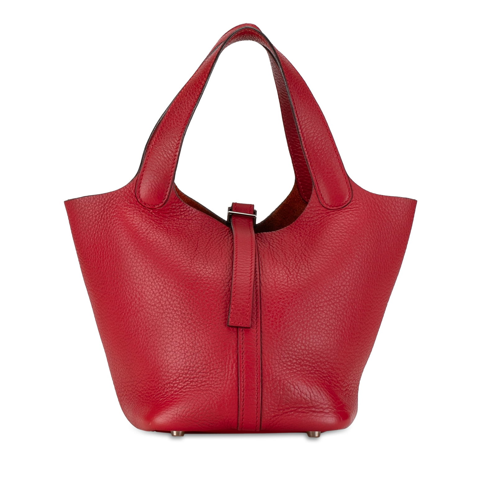 Hermes Clemence Picotin 18: Hermes Clemence Picotin 18 The Picotin 18 features a leather body, flat leather handles, and an open top with a pull-through strap closure. Brand: Hermes Model: Clemence Picotin 18 Origin: France Cate
