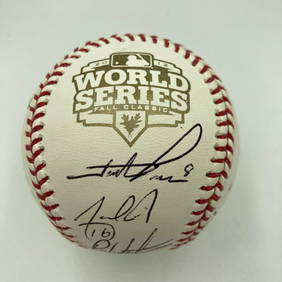 2012 San Francisco Giants Team Signed World Series Baseball JSA COA (1 of 11)