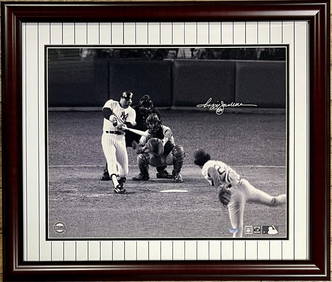 Reggie Jackson Signed 16x20 Photo Framed Display New York Yankees Steiner Authenticated (1 of 2)