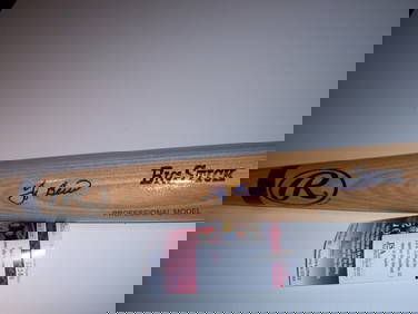 Yogi Berra New York Yankees Signed Big Stick Bat with JSA COA (1 of 2)