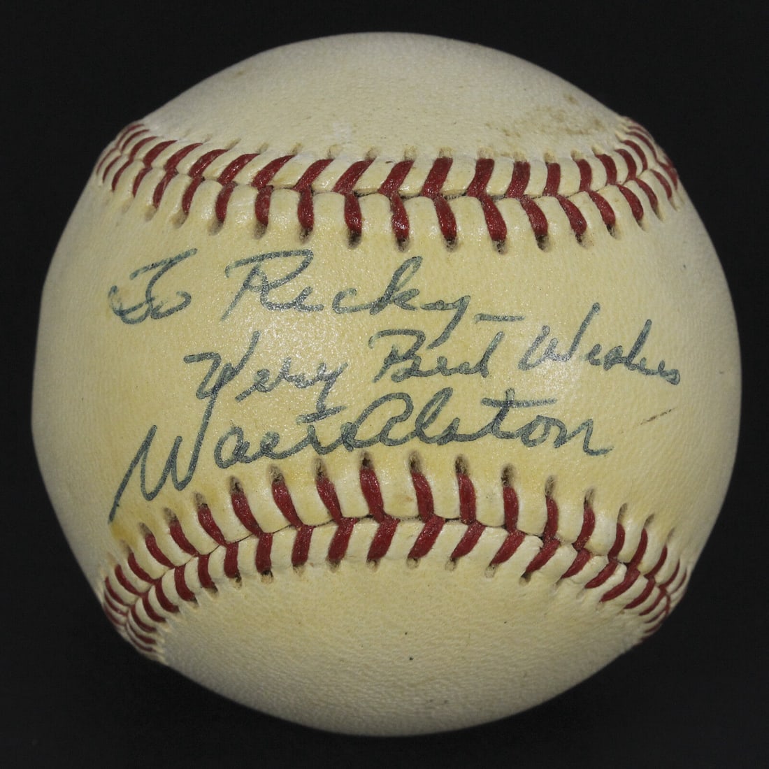 Vintage 1970 Walt Alston Signed Baseball JSA COA Dodgers: Vintage 1970 Walt Alston Signed Baseball JSA COA Dodgers Elevate your baseball memorabilia collection with this vintage 1970 National League baseball, autographed by the legendary Walt Alston. The bal