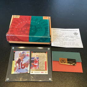 Joe Montana Autographed 1995 Upper Deck Football Card UDA COA (1 of 10)