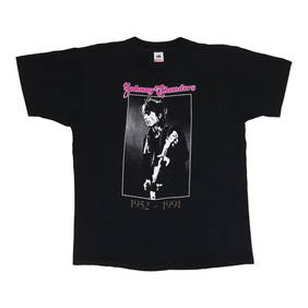 Vintage 1991 Johnny Thunders Black Cotton Shirt XL (1 of 4)